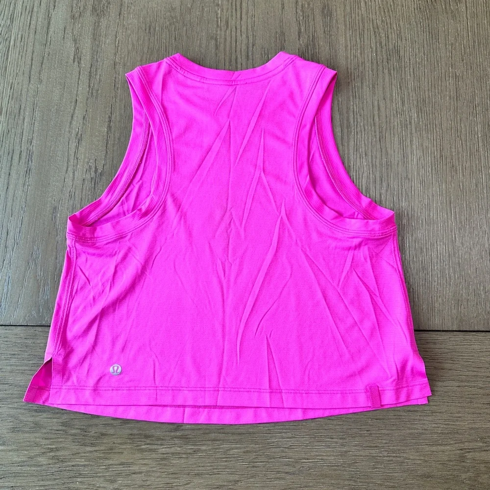 Lululemon Lightweight Tank Top Size 4 Hot Pink - Picture 5 of 7